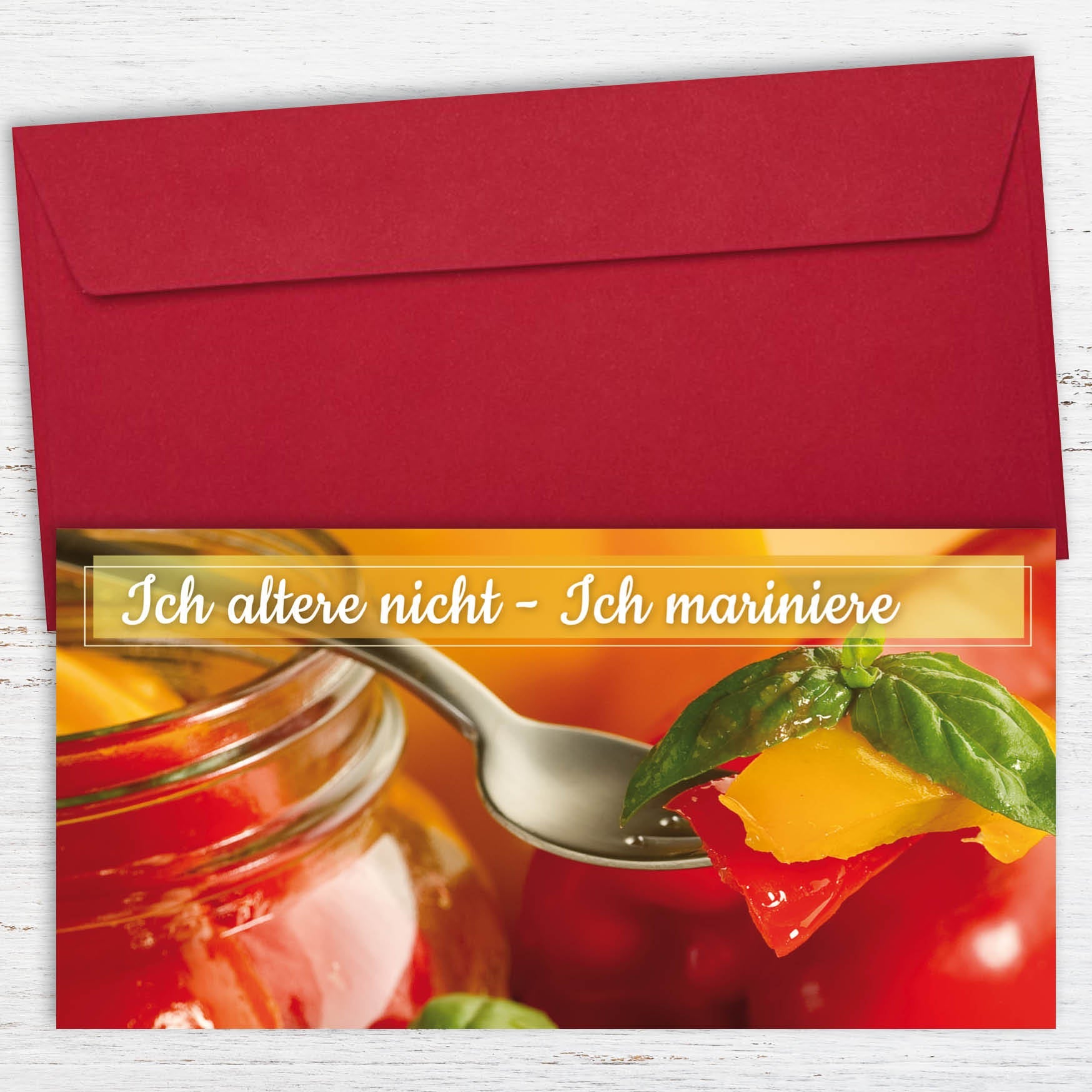 Einladung zum  60. Geburtstag: Ich altere nicht - Ich mariniere Individuelle Einladung